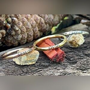 Name Ring, Personalized Custom Name Ring, Stackable Name Rings, Stainless Steel